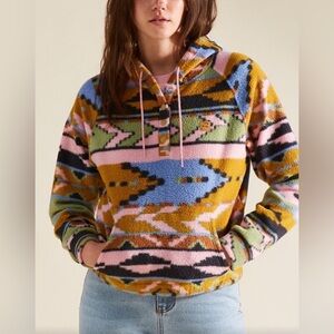 Billabong Adventure Division Switchback Fleece Pullover Size M